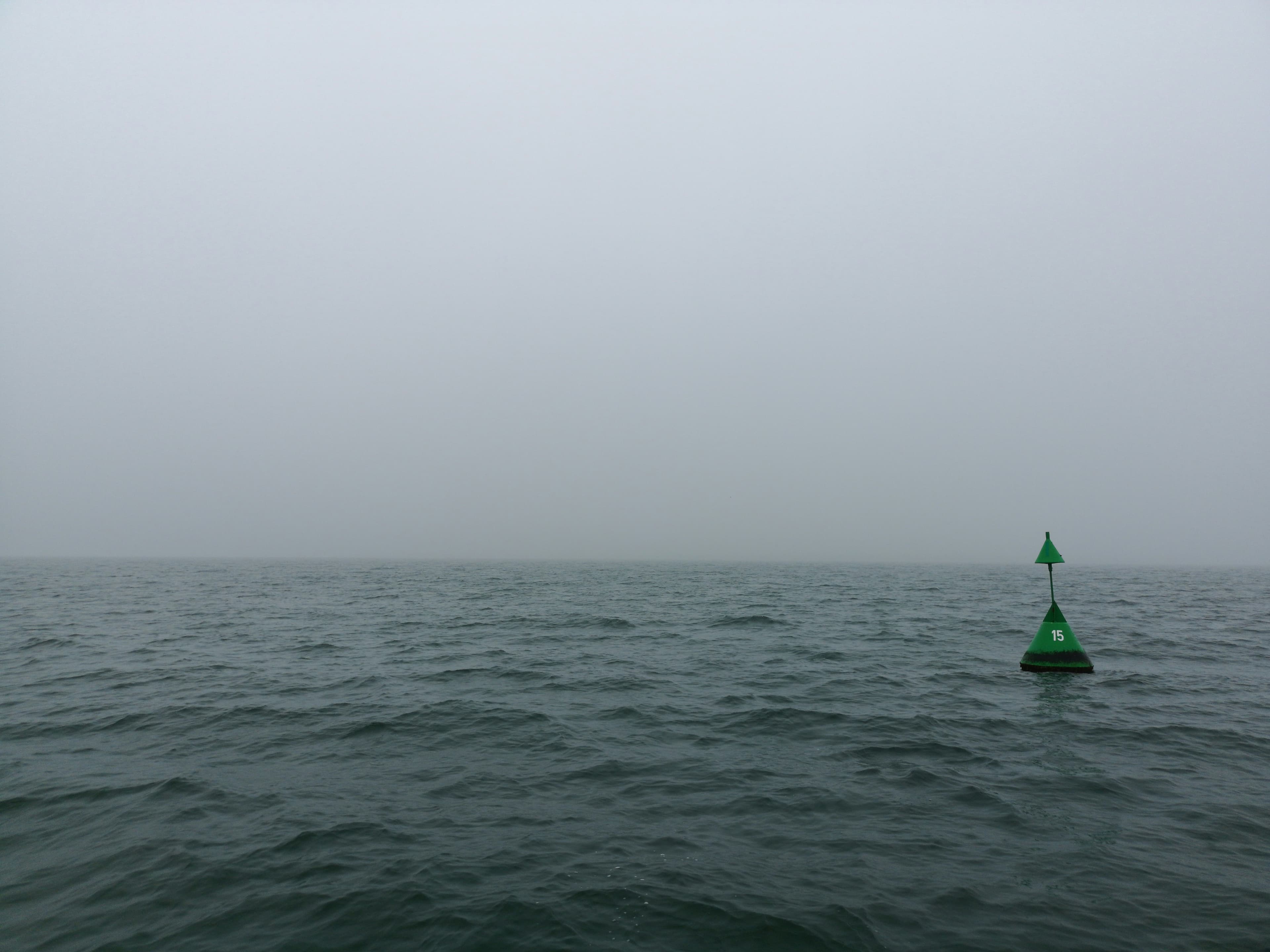 Foggy sea — maritime atmospheric scene