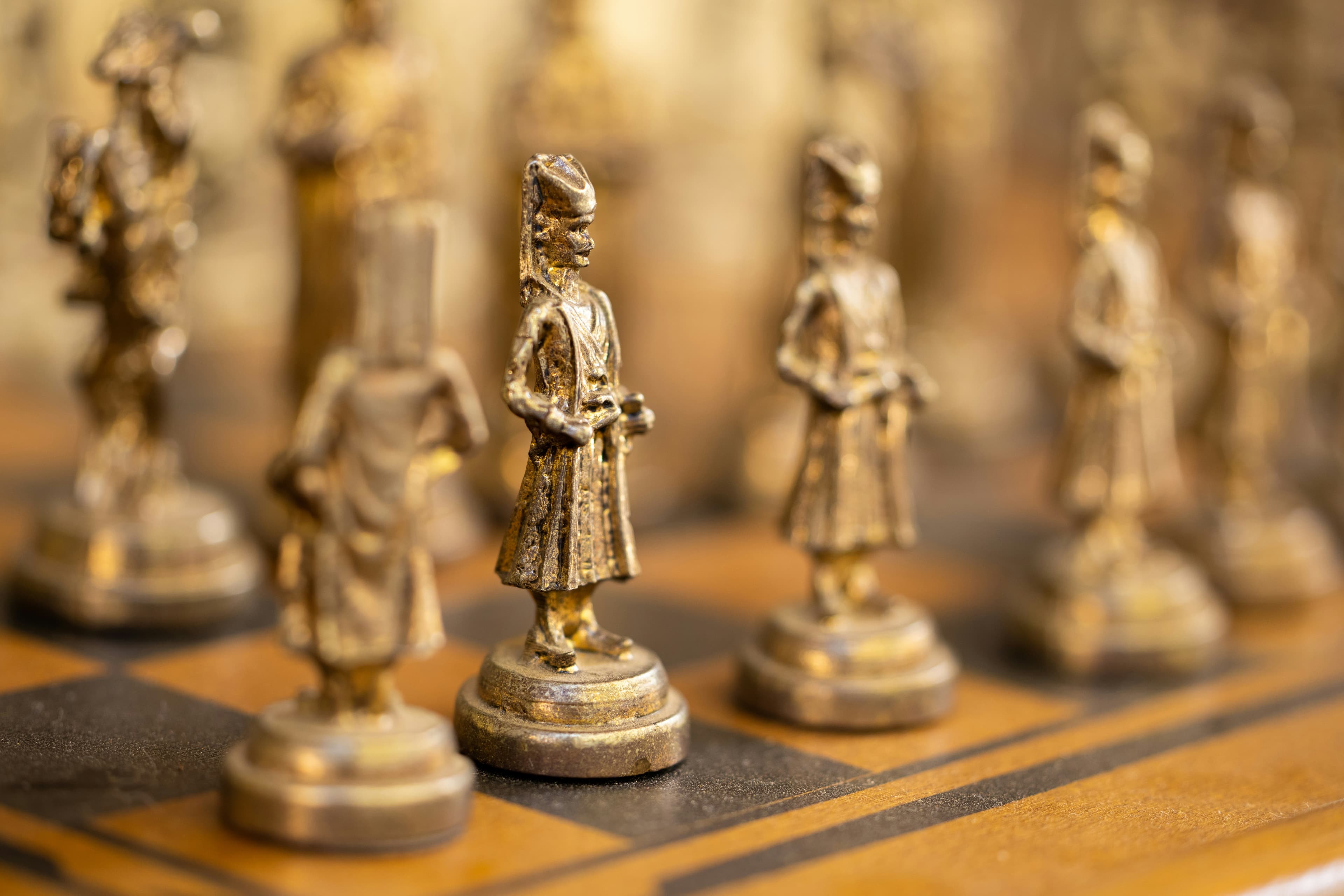 Chess pieces — strategic advisory and venture positioning