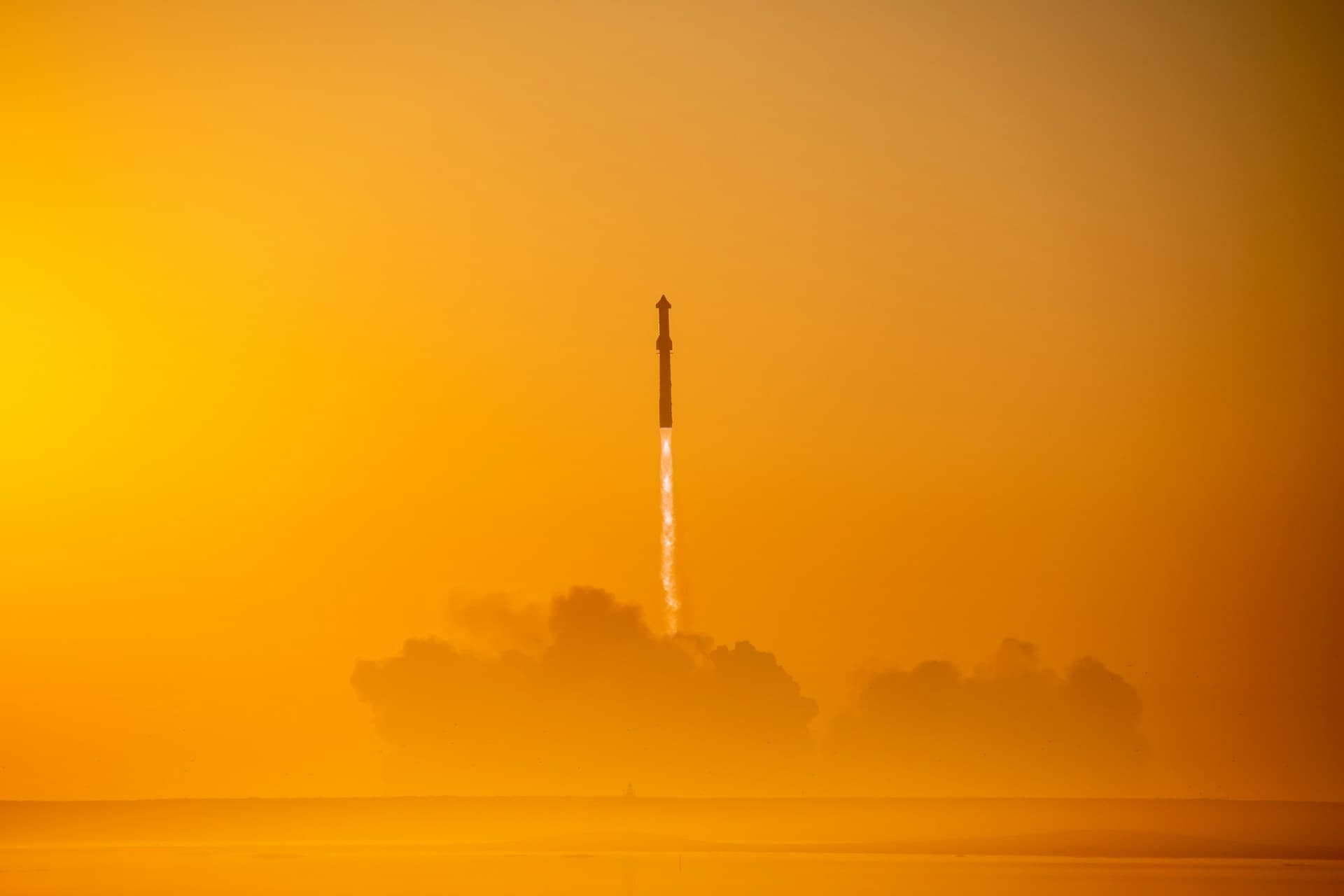 Rocket launch — defense technology and decisive action